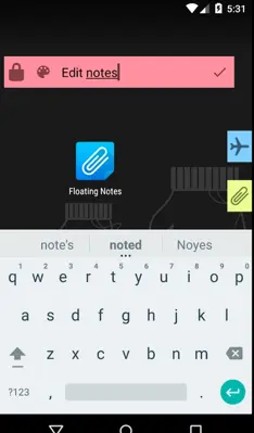 Floating Notes android App screenshot 0